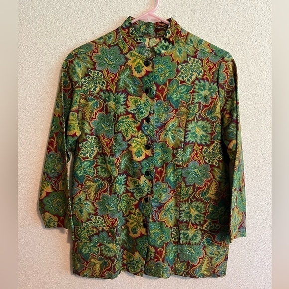 📚 Vintage 1960s Asian Inspired Jacket Size Small - Picture 1 of 11